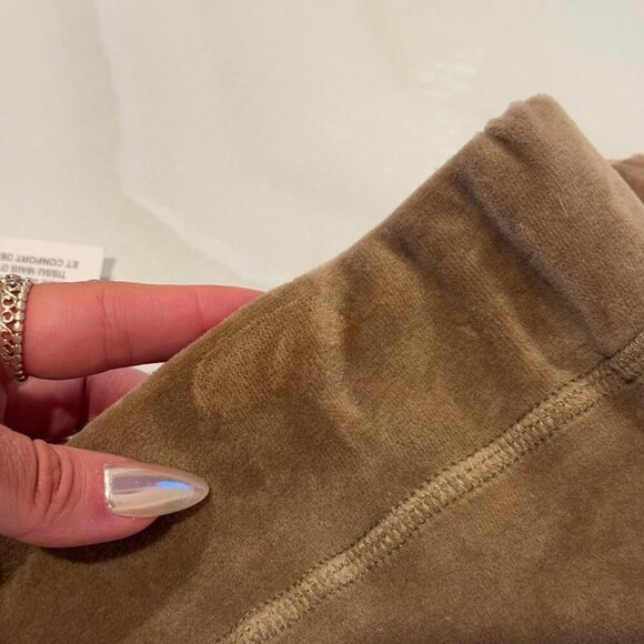 NWT MaxMara Weekend Light Brown Velour Sweat Pants Lounge - Picture 8 of 8